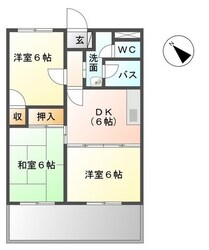 グランシャルマン通町の物件間取画像